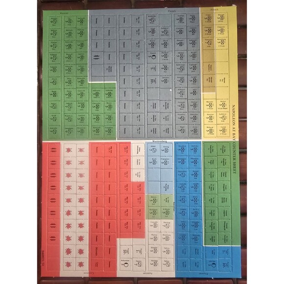 Napoleon at Bay Avalon Hill Napoleonic Wargame 1983 Complete Unpunched w/ Extras - Picture 3 of 7